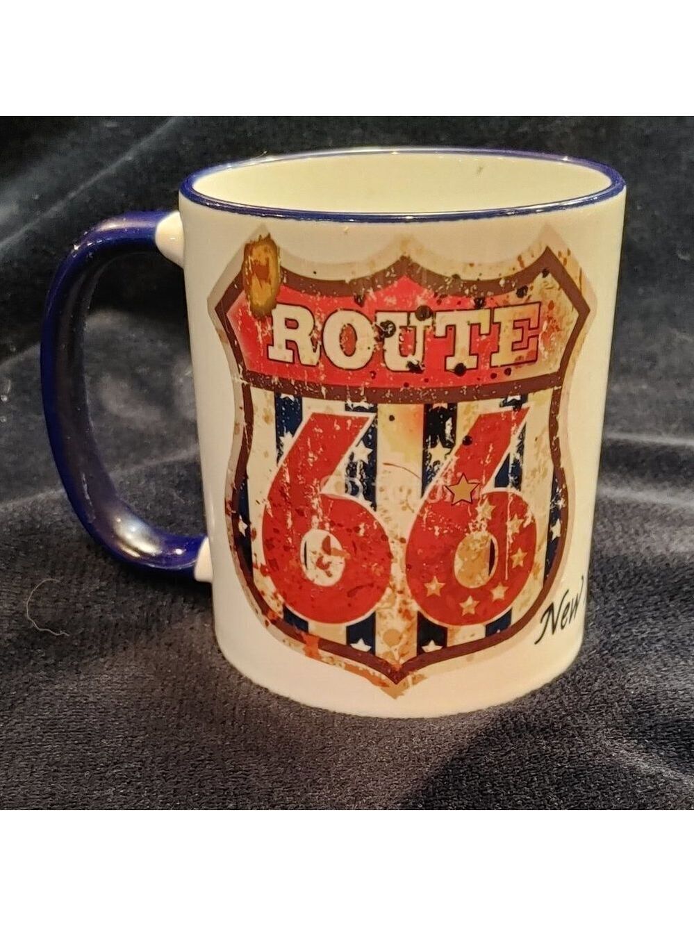 Route 66 Mug/Cup Distressed Design